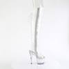 Pleaser - ADORE3019C Cuissardes à plateforme - Transparent Product image